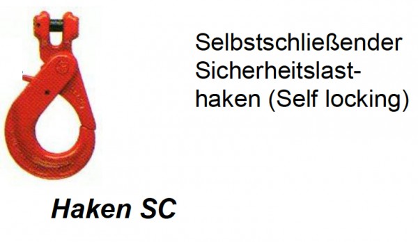 Gabelkopf Lasthaken Typ SC GK8