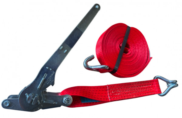 Langhebelzugratsche 8m Spitzhaken Rot - Sonderpreis